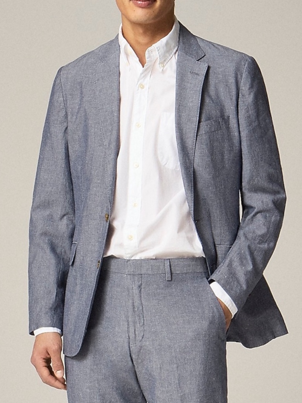 J. Crew Baird Mcnutt Ludlow Slim Fit Suit Jacket In Irish Linen Blend